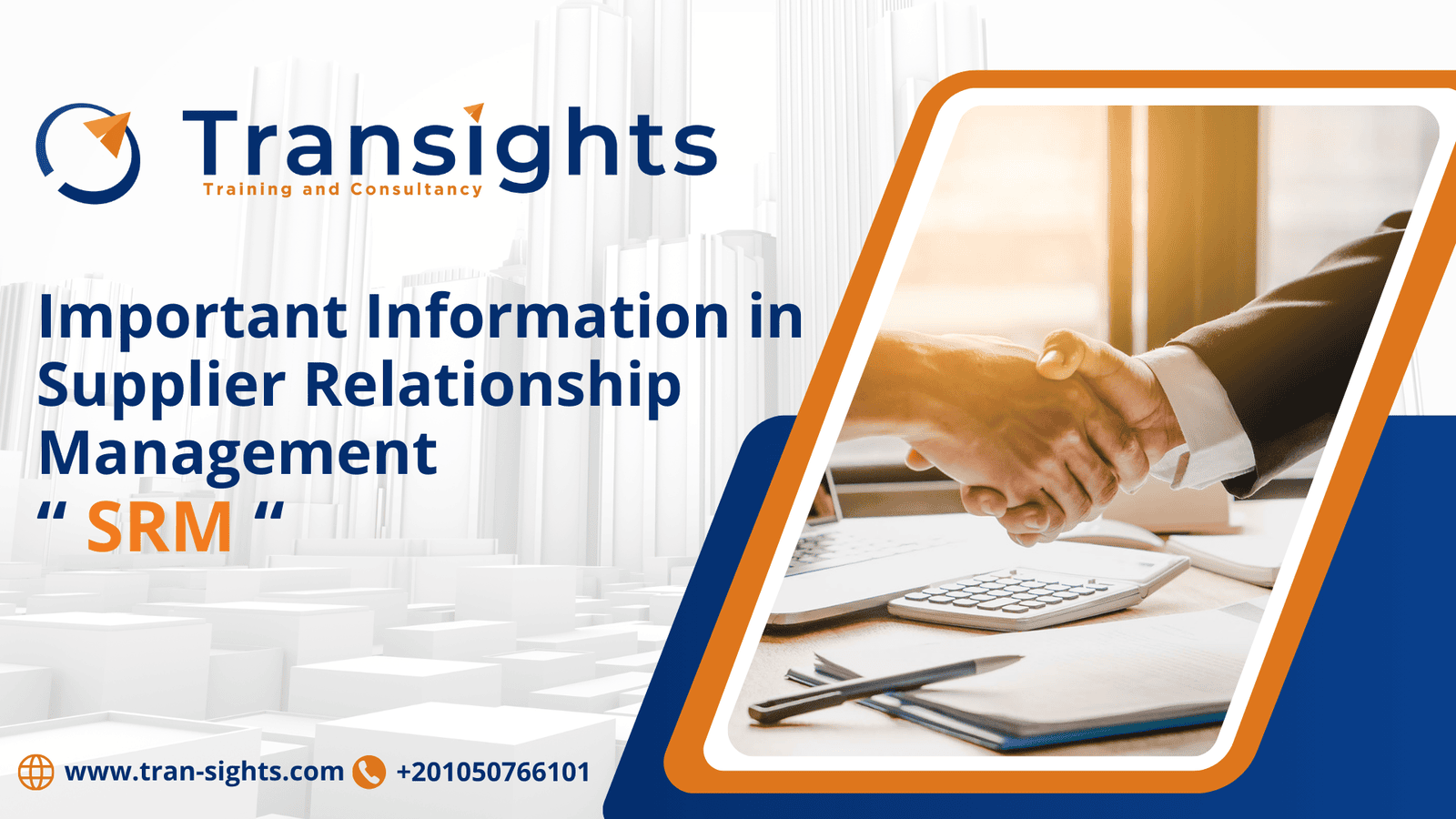 Important Information in Supplier Relationship Management (SRM)